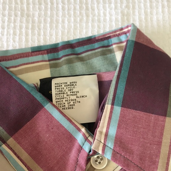 Vintage short sleeve Saddle King Western pearl button 141/2 small regular - Picture 8 of 10